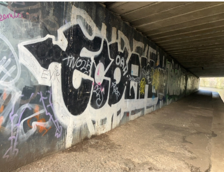 We've worked with @Shipley_College to create a mural on the canal towpath at Otley Road. If you're heading to @SaltaireFest this weekend, why not pop along to take a look? We'll be at the festival in Roberts Park with info about the towpath improvements. @ShipleyTC