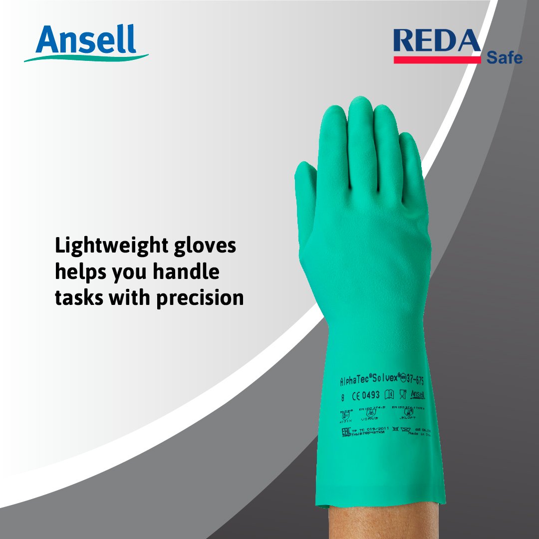redasafe_online's tweet photo. Upgrade your comfort level with ๐๐ฅ๐ฉ๐ก๐๐๐๐ยฎ ๐๐จ๐ฅ๐ฏ๐๐ฑยฎ 37-675 gloves brought to you by ๐๐๐๐ ๐๐๐๐!
Explore today at:
https://t.co/wkCBoLBI33
#AnsellProtects #WorkSafety #IndustrialWork #DurableGloves #ChemicalProtection #REDA_Safe https://t.co/xzUCiuLYAf