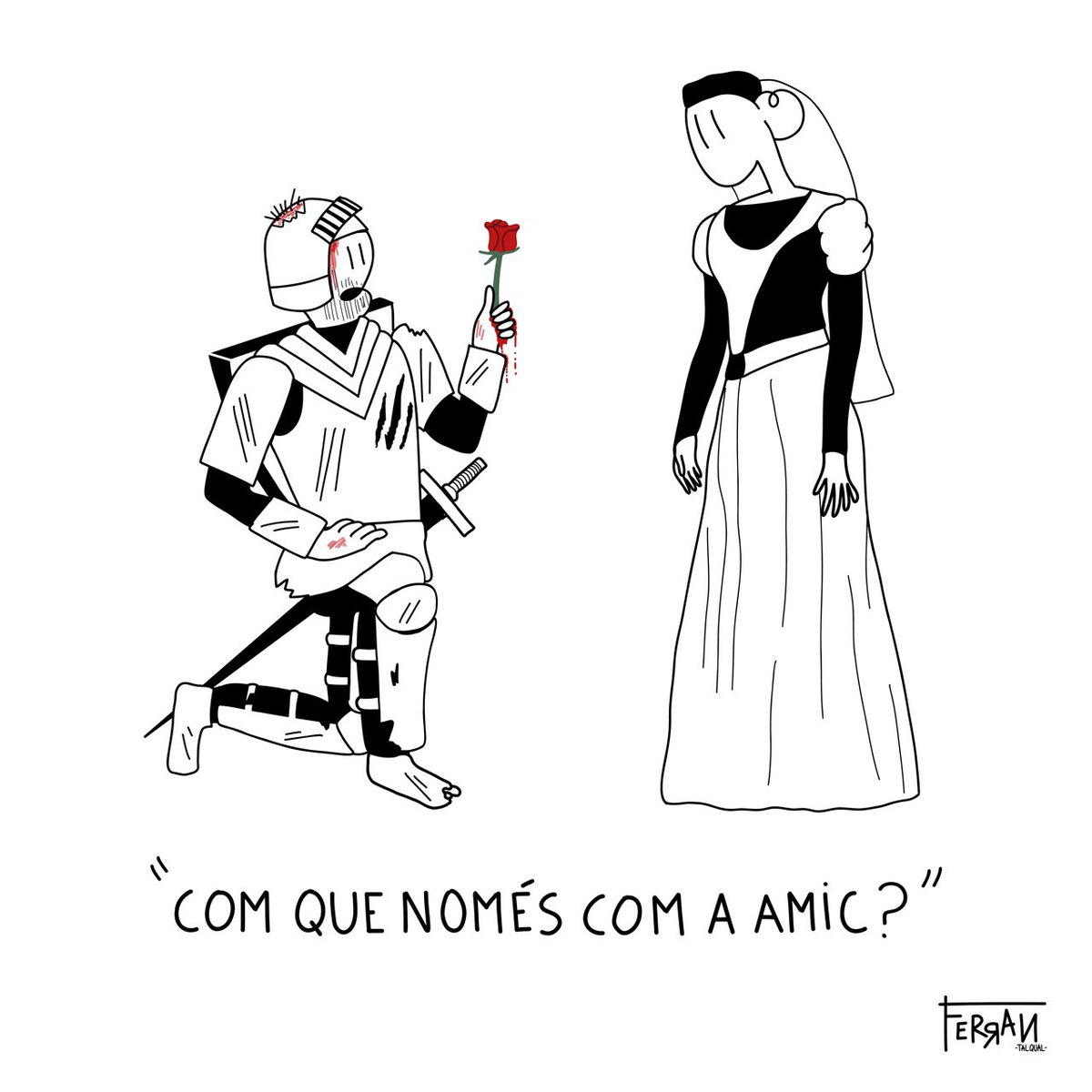 Feliç diada a tothom!
#humor #humorgràfic #dibuix #santajordina  #santjordi #il·lustració