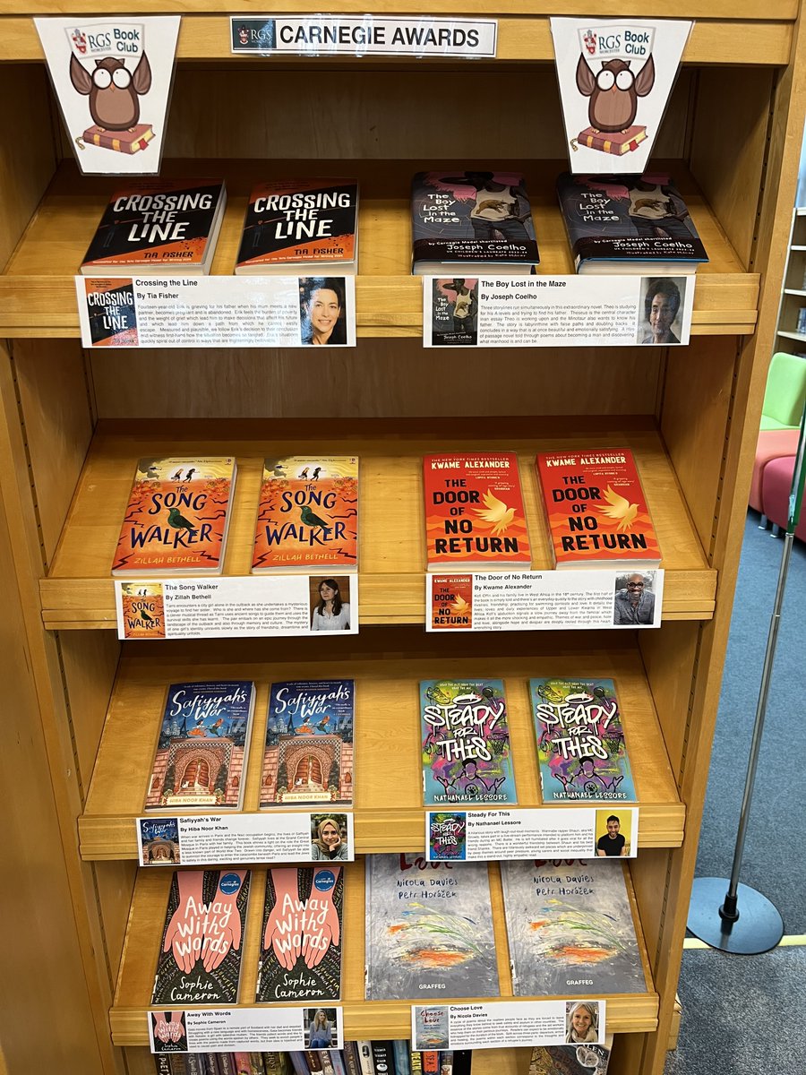 We are excited to announce the highly anticipated shortlist for the #YotoCarnegies24! 📚🌟 A huge congratulations to all the remarkable authors. Now available to borrow in our school library. Happy reading! #SchoolLibrary #CarnegieMedal