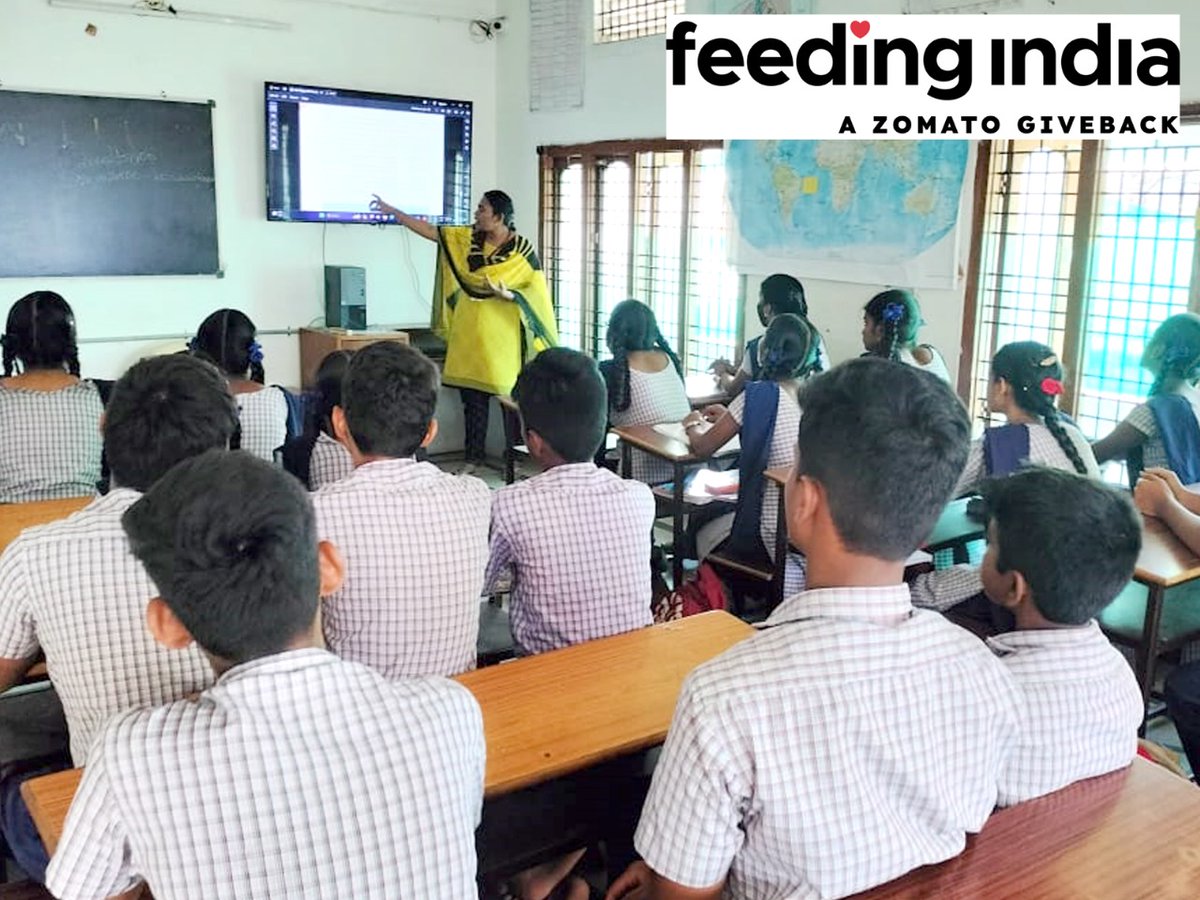 Transforming education one meal at a time! 🌟 School isn't just about learning facts it's a journey of growth, empowerment, and holistic well-being.@FeedingIndia