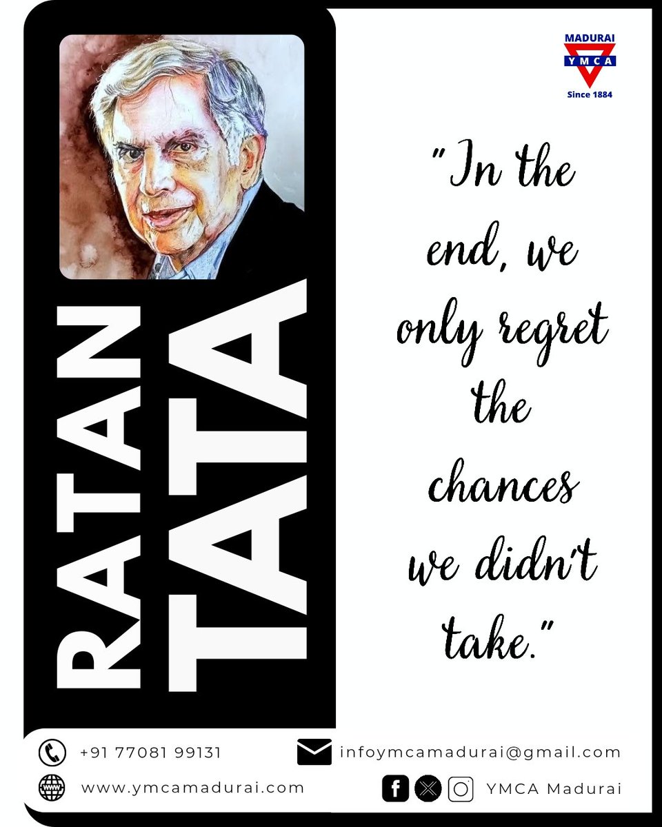 Today, we #encourage everyone to #embrace new experiences, step out of your comfort zones, take risks and seize #opportunities. Because sometimes we regret the chance we didn't take. #TuesdayThoughts #YMCAMadurai #YMCA #Madurai #IntellectualDisabilities #hearingdisabilities #ngo