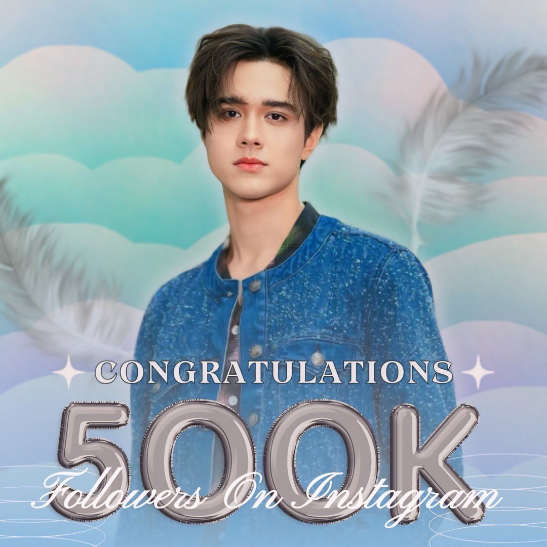 🎉 𝐂𝐨𝐧𝐠𝐫𝐚𝐭𝐮𝐥𝐚𝐭𝐢𝐨𝐧𝐬 𝟓𝟎𝟎𝐊 𝐨𝐧 𝐈𝐆 

*:･ﾟขอแสดงความยินดีกับไมกี้ที่มีผู้ติดตามใน IG ครบ500K นะคร้าบ
ขอให้มีคนรักและเอ็นดูไมกี้แบบนี้ตลอดไปเลยน้าา เติบโตไปด้วยกันนะค้าบ🤩🧡✨

#BelovedMIKEY500K
#ไมกี้ปณิธาน #mikepanitan