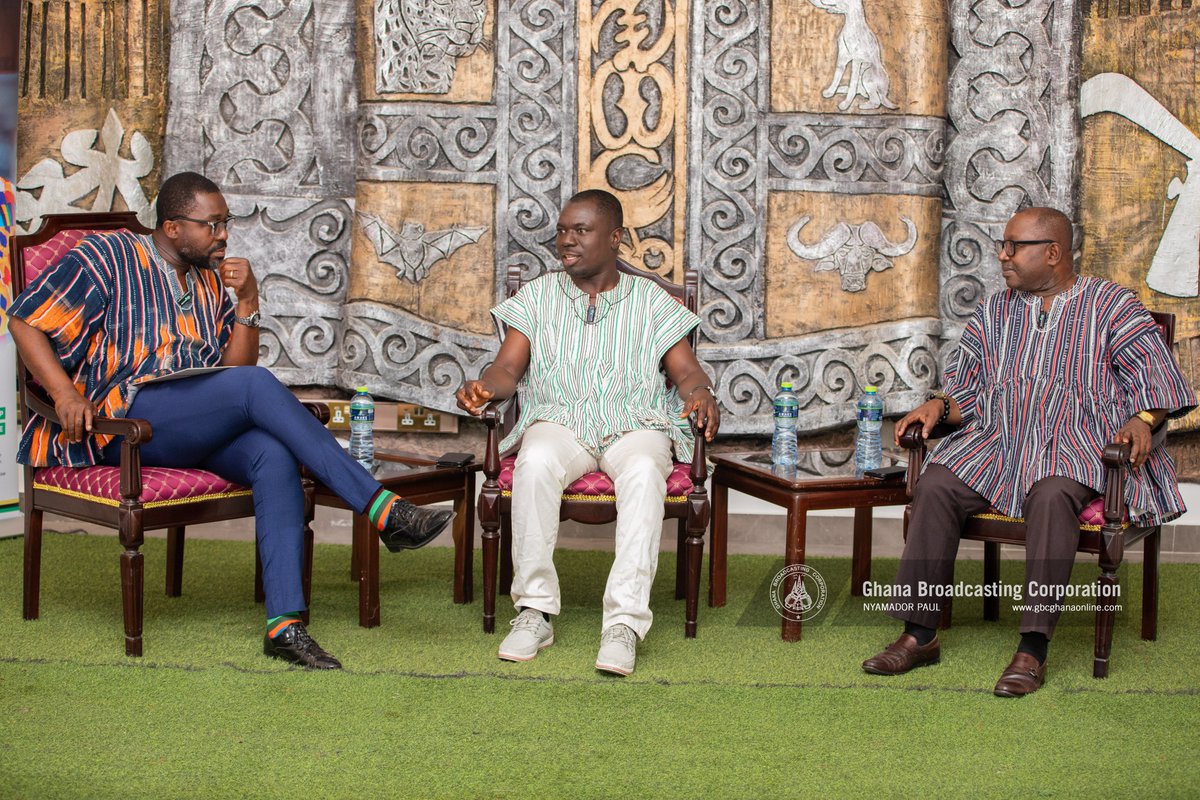 Headlines on #GTVBreakfast at the Otumfuo Osei Tutu II Jubilee Hall inside Manhyia with Prof. Smart Sarpong, Dr. Frederick Agyarko Oduro and your friendly morning show host @KafuiDey