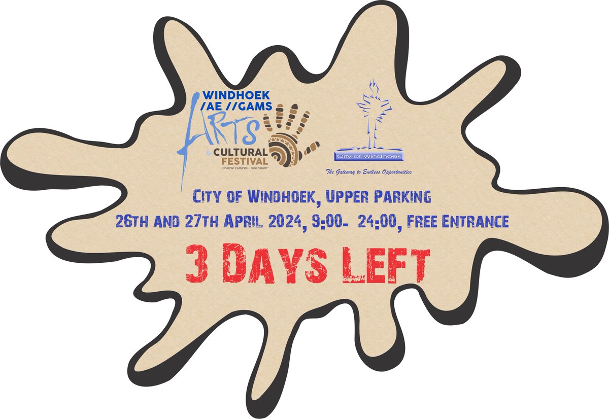 Are you excited as we are?! 📷📷 The /Ae //Gams Arts and Cultural festival is only 3 days away📷 Join us, come along with your family and friends as we experience a weekend of diverse cultures, music and arts starting this Friday, 26 April 2024. 📷📷