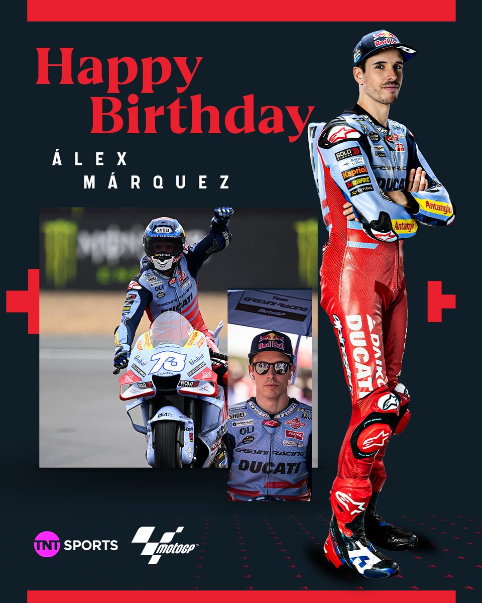 Happy Birthday <a href="/alexmarquez73/">Alex Márquez</a> 💙

Enjoy your home race this weekend 🇪🇸🎂
