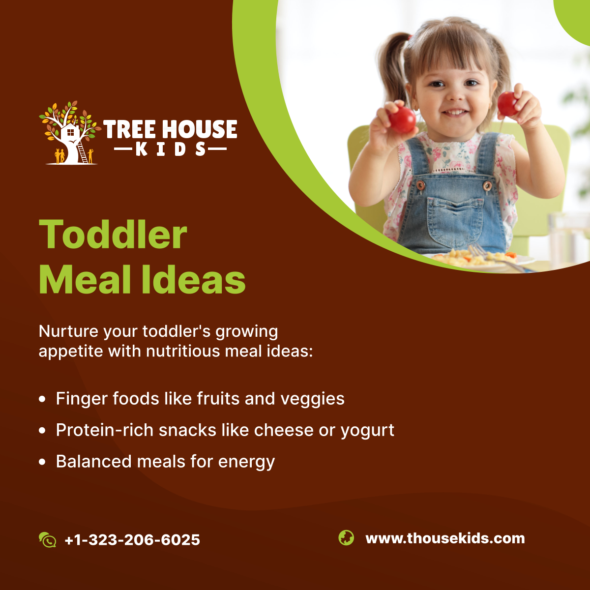 Keep your toddler's tummy happy with these nutritious meal ideas! Try them out today for a happy, healthy child! 

#LosAngelesCA #Childcare #HealthyMeals