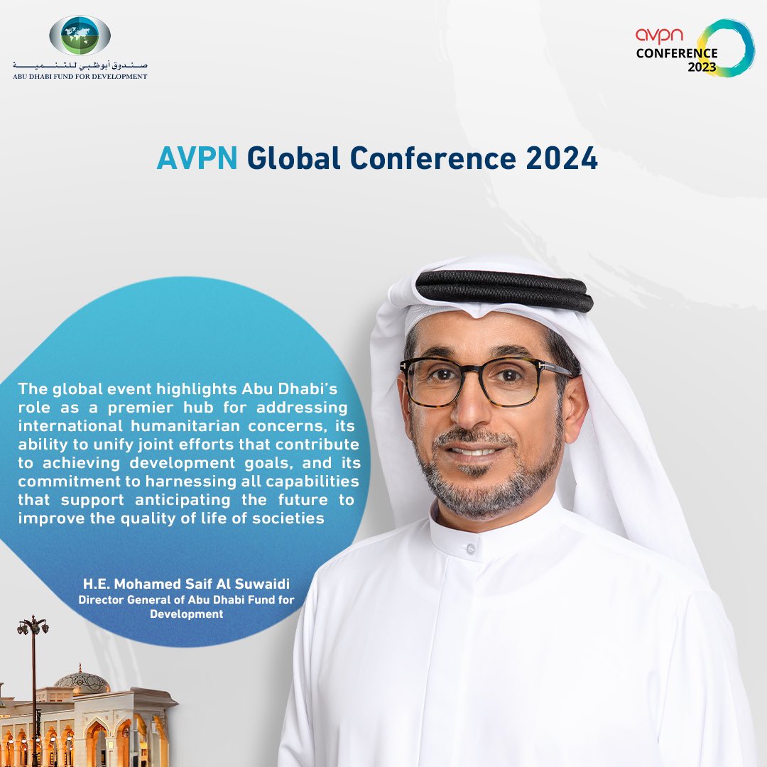 #ADFD participates in #AVPN Global Conference 2024 under the slogan “One Asia, One Future.”