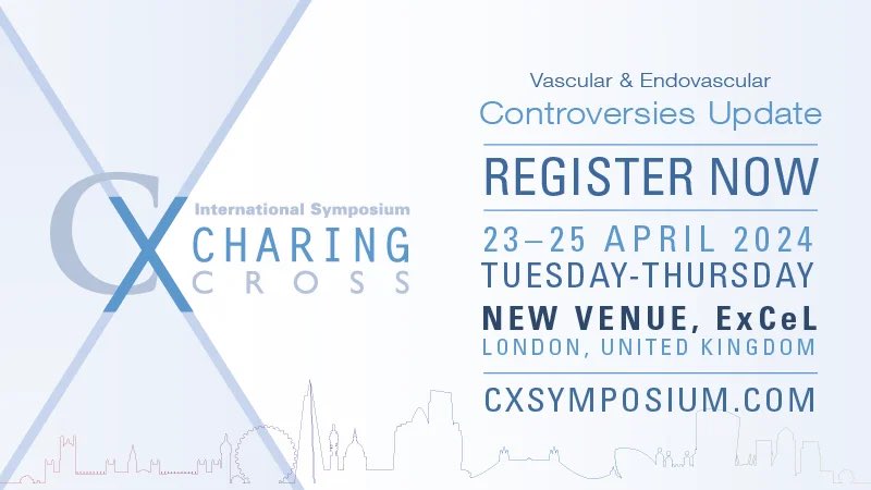 مشاركتي في Charing Cross Vascular and Endovascular Symposium
وهو ثاني أكبر وأقدم مؤتمر أوعية دموية في العالم والأكبر في لندن. 

لمن لديه اهتمام بالحضور اونلاين الرجاء التواصل معي لاعطائه كود تسجيل مجاني (سعر التسجيل اليوم يترواح بين ٤٠٠٠ و ٢٠٠٠ ريال حسب مستواك العلمي). يستمر