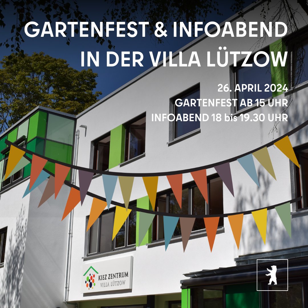 Fahrradstraßen, Kiezblock, Grünflächen: In Tiergarten Süd bewegt sich was! Infos zu den Vorhaben bekommt ihr am 26.4. um 18 Uhr in der @villaluetzow. Ab 15 Uhr könnt ihr hier bei einem Gartenfest🎈 schon mit euren Nachbar*innen ins Gespräch kommen. ➡️ t1p.de/qlzfa