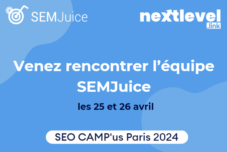 Rencontrez la team au SEOCampus! 🚀 Nous serons au #SEOCampus Paris 2024 Rejoignez Nicolas, Romain, François, Gladys, et Damien pour parler #SEO et #Netlinking. 📅 Ce jeudi et vendredi! #Networking @SEM_JUICE @NextLevelLink #SEOCAMP