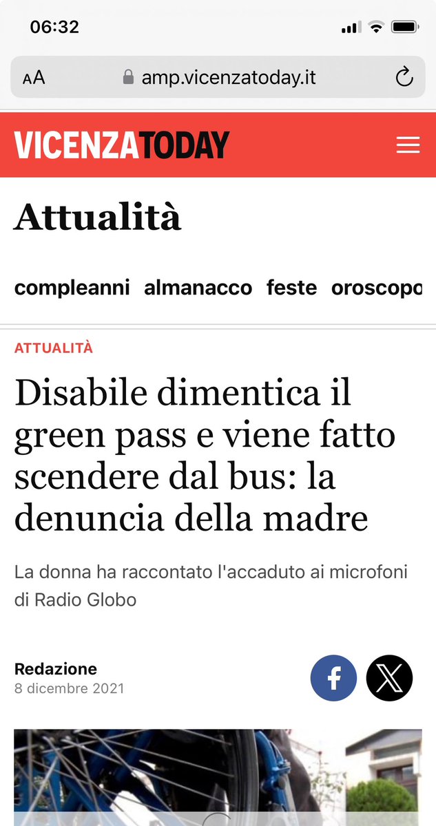 Ma gli antifascisti cosa dicevano dei disabili cacciati dai bus perché avevano dimenticato la tessera a casa?