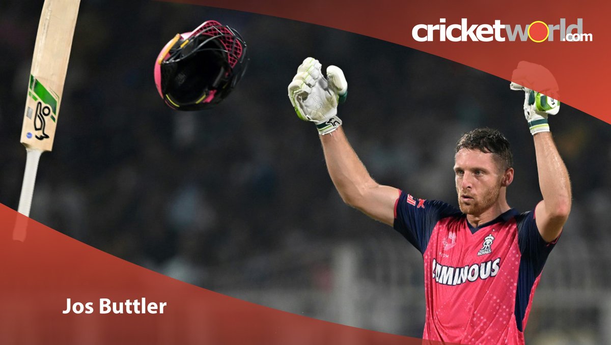 PLAYER OF THE WEEK🔥 Jos Buttler smashed an unbeaten 107 to trump Sunil Narine's first T20 century as Rajasthan Royals pulled off a joint record IPL chase against Kolkata Knight Riders off the final ball. cricketworld.com/cricket-world-… #Cricket #CricketTwitter #IPL2024 #IPL #KKR