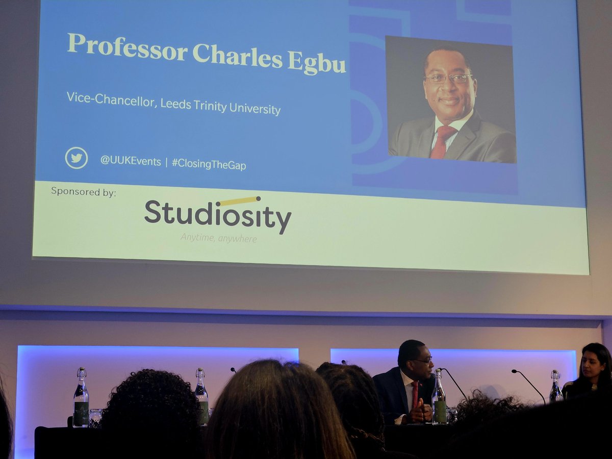 AyoolaJohnson11's tweet photo. Starting the Awarding Gap Conference 24 @UUKevents with Professor Charles Egbu, VC at Leeds Trinity University.

"Leadership should be setting the right tone and context through the values, culture and genuine consideration of the Awarding Gap."

#closingthegap #HigherEducation https://t.co/5xNZgwWYB9