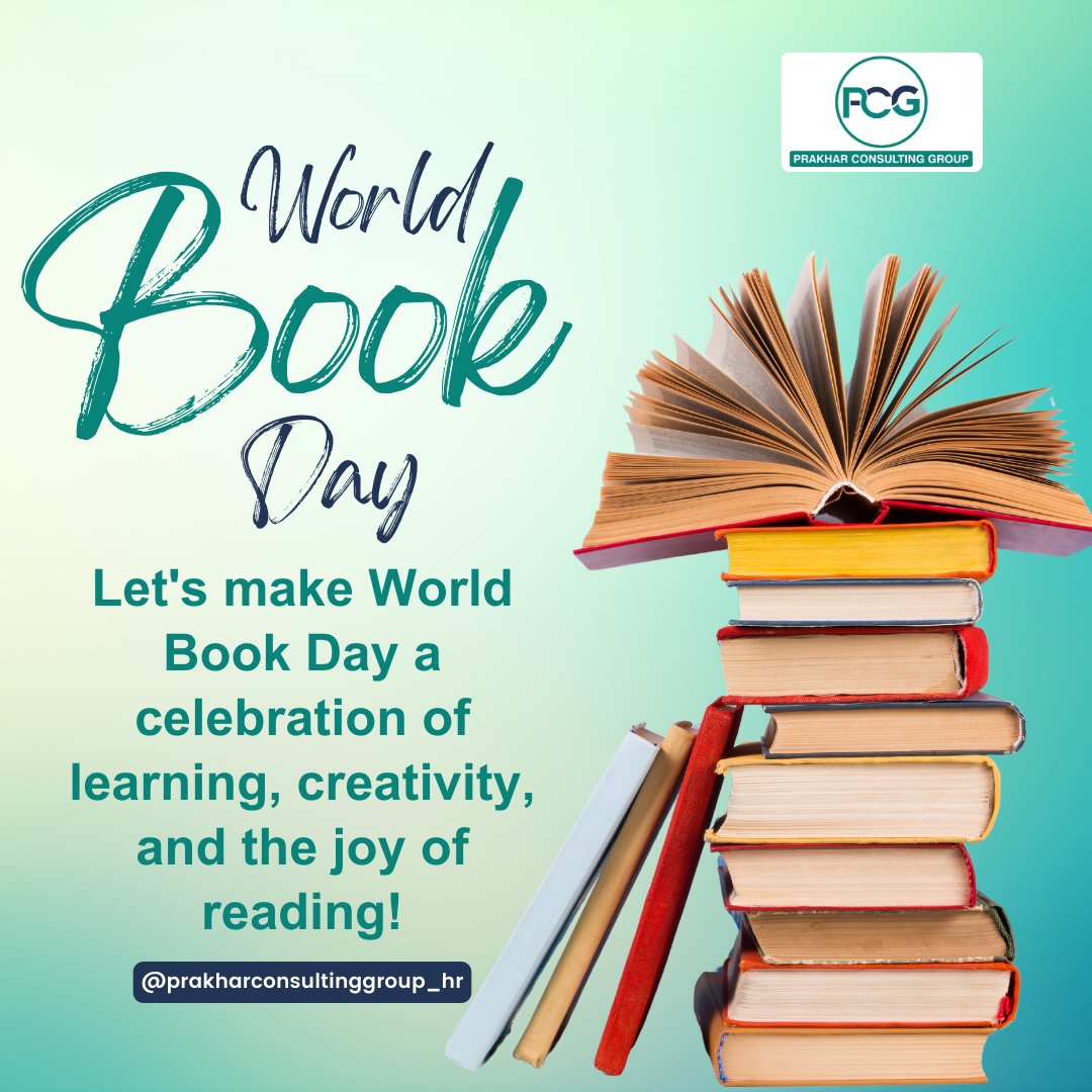 What book has made a lasting impression on you? Share your recommendations and let's spread the joy of reading together!

#WorldBookDay #PrakharConsultingGroup #ReadingIsPower #resume #jobseekers #jobsearch #career #jobs #interview #dreamjob #professionals #likeforlikes
