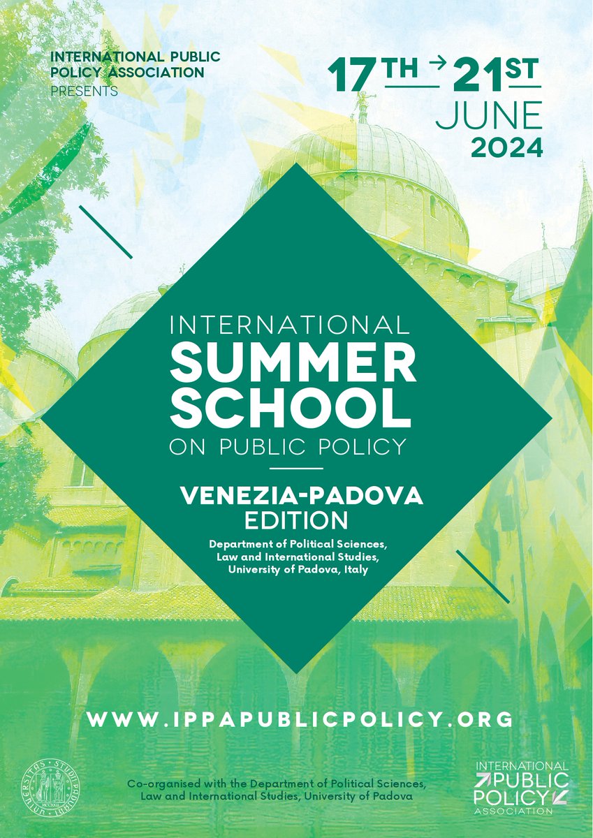 🚨 D-7 to apply for the 4th edition of our Venezia-Padova summer school, from June 17th to 21st. Join us for an immersive week, receiving feedback and attending lectures by renowned scholars Enjoy Venice and Padua with organized visits! ☀️ Apply now: bit.ly/48PUJSf