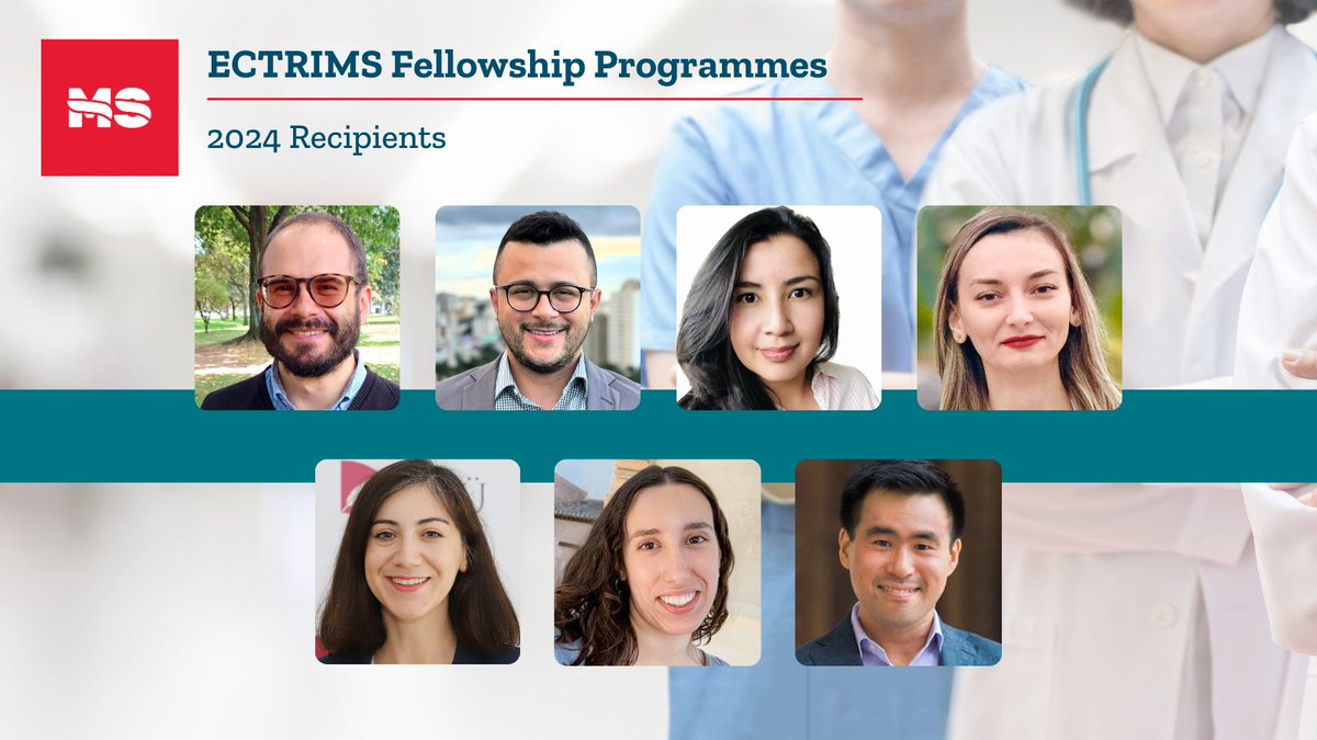 🎉 Congratulations to the 2024 ECTRIMS Fellowship Awardees! You prove that the future of #MS care and research is in good hands. 
Read more about this year's recipients here 👉  bit.ly/4479nUl
#msresearch #fellowships #multiplesclerosis
@estibalizmaudes @wz_yeh @acv_adr