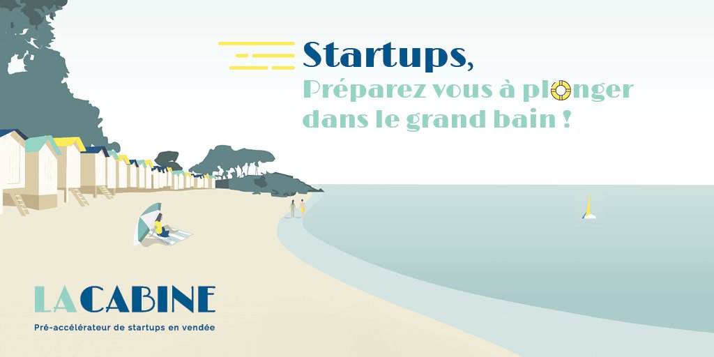 CCI Vendée (@ccivendee) on Twitter photo Oyé oyé moussaillons, tout le monde sur le pont🏖️
L'accélérateur de #startup La Cabine revient pour une 4ème édition ! 8 nouvelles entreprises porteuses de projets auront la chance d'intégrer ce parcours pour booster leur développement.
Candidatez👉urlz.fr/qnx2 Oyé oyé moussaillons, tout le monde sur le pont🏖️
L'accélérateur de #startup La Cabine revient pour une 4ème édition ! 8 nouvelles entreprises porteuses de projets auront la chance d'intégrer ce parcours pour booster leur développement.
Candidatez👉urlz.fr/qnx2