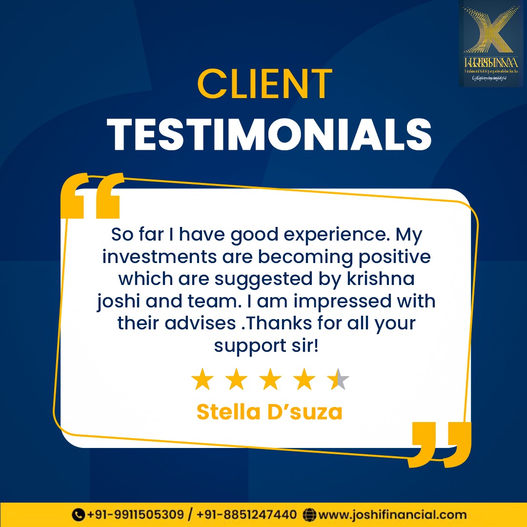 Grateful for our happy clients and their trust in our services!

We extend a heartfelt appreciation to Stella D'suza for her invaluable contributions to our community. 
👉You can DM us!
📞099115 05309
📩licjoshio5@gmail.com
.
.
#KrishnaFinancialCorporation #clientappreciation