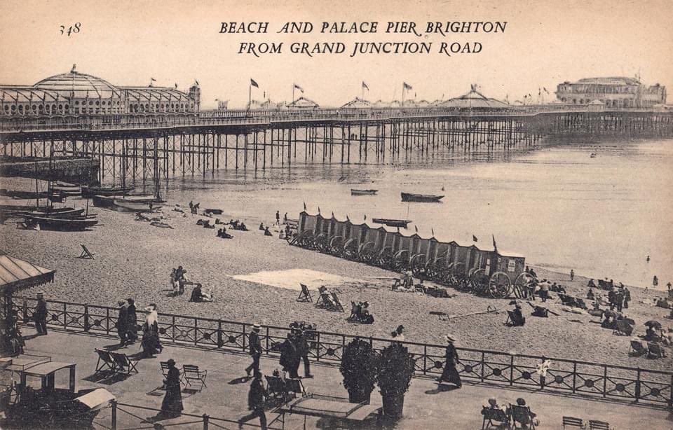 We’re 125 years old on May 20 @BTNPalacePier @PiersSociety postcard via Paul Tempest, Brighton Past