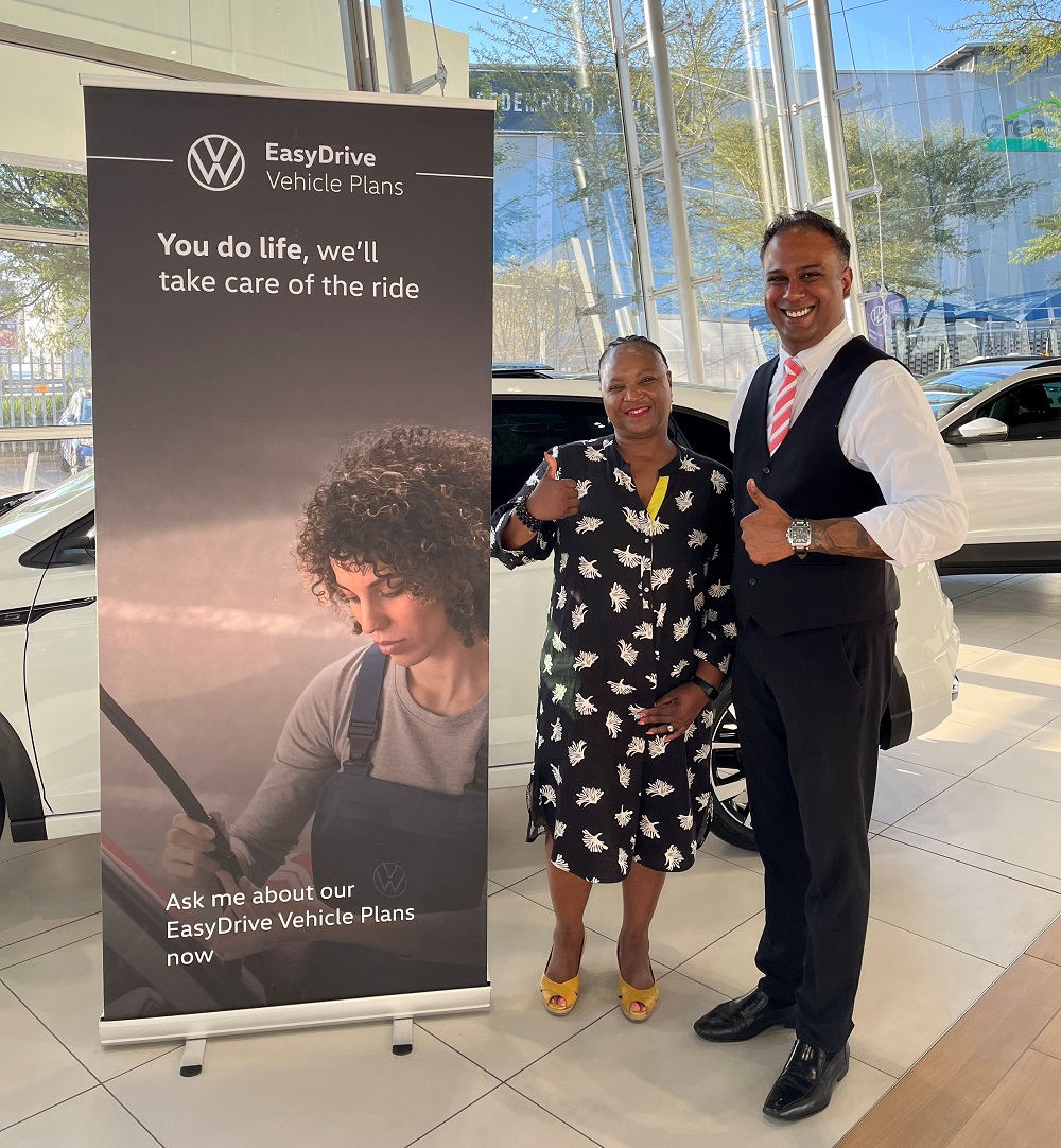 Congratulations to Lydia Sibeko – 2024's first winner of our R10k weekend getaway voucher prize in our #EasyDrive Upgrade to Win #competition! There are still more fantastic prizes to be won until 31 December 2024. Find out how – vw.co.za/en/owners-serv….