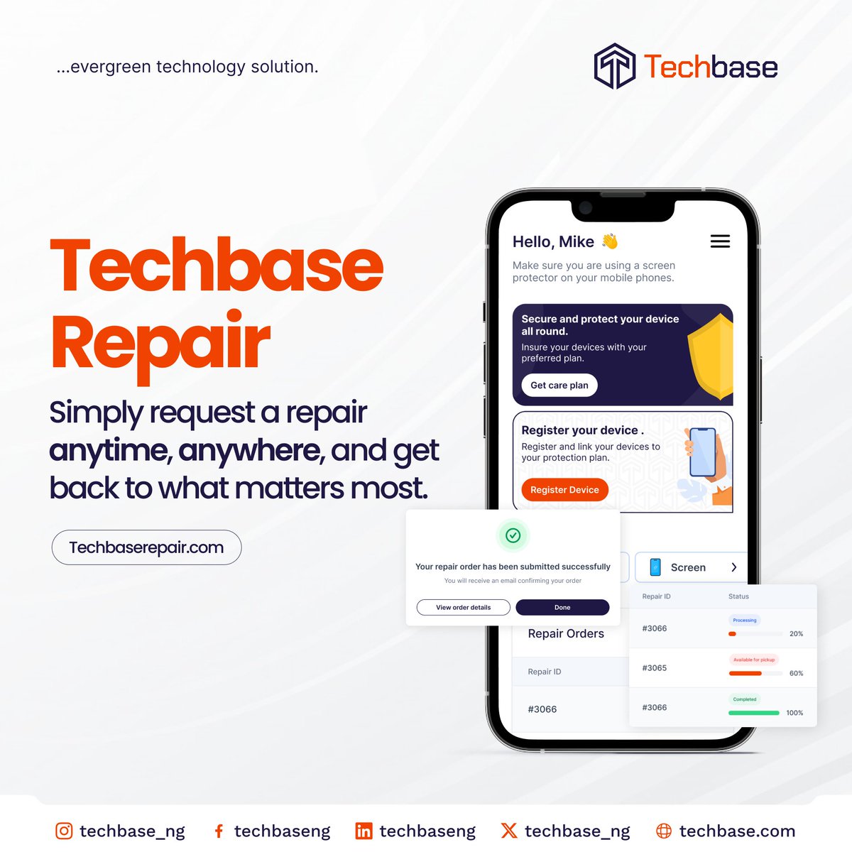 Repair with Techbase today!

#gadgetrepair #techbaseng