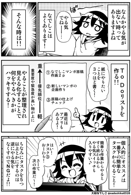 やる気出ない時はやりたいことリストを
書くと良いかも!!!! 