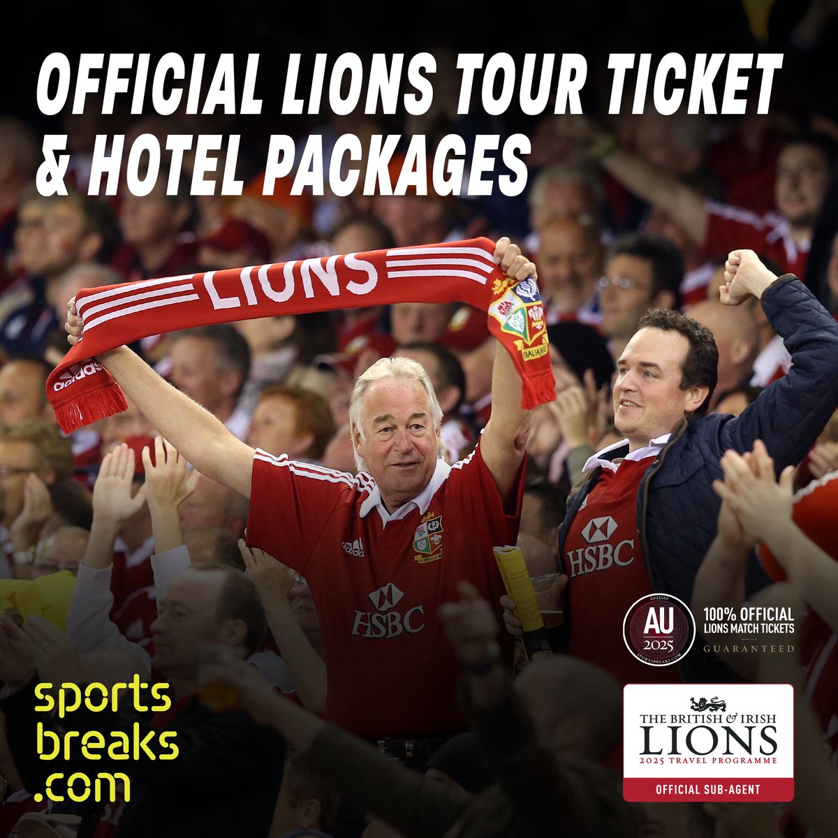 Looking for the experience of a lifetime? Join the #Lions2025 tour with our partners @sportsbreakscom! Find out more 👉 LeicesterTigers.com/news/sportsbre…