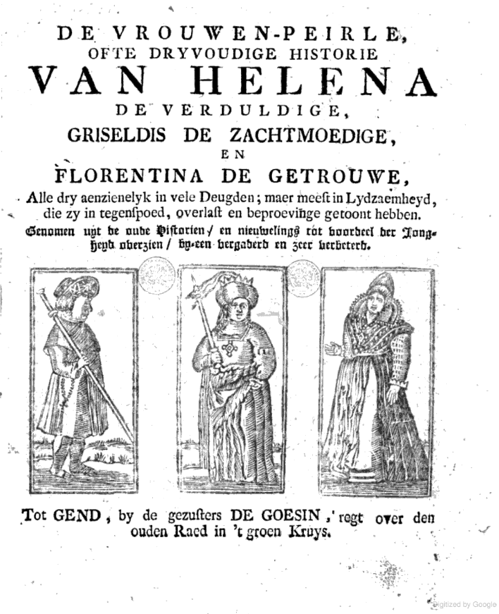 Calling all #bookhistory enthusiasts: I'm intrigued by this 18c imprint that identifies the 'De Goesin sisters' as printers/publishers. In my experience sisters who worked in the family biz usually used the conveniently genderless 'heirs of' in imprints: anyone seen this before?