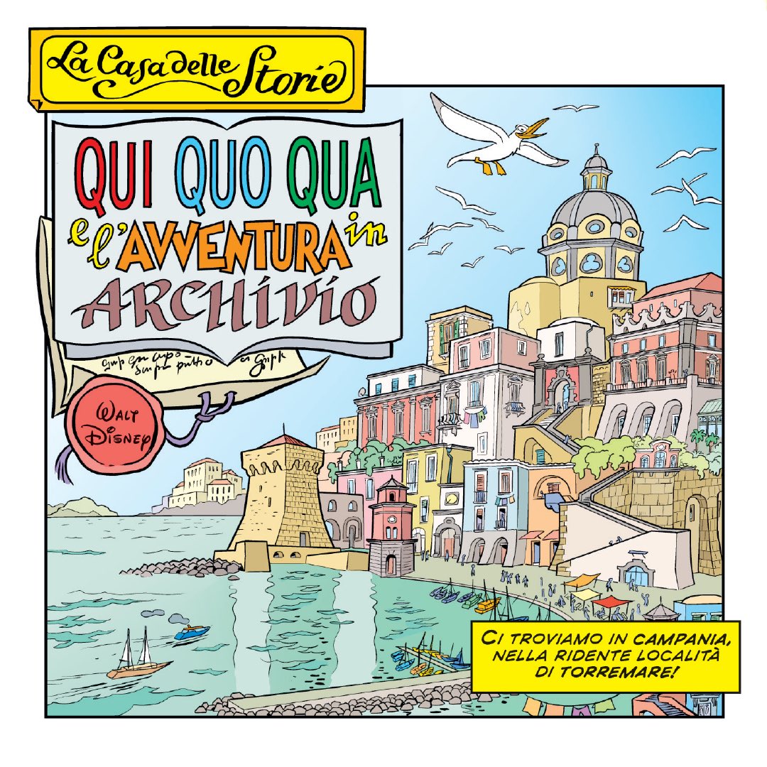 Benvenuti nell'Archivio di Torremare!

Domani alle ore 11.30, nella Sala Filangieri, presenteremo il primo numero di "Topolino" realizzato con le storie ispirate alla documentazione conservata nel nostro Archivio.

Qui, Quo e Qua vi aspettano nella #casadellestorie!