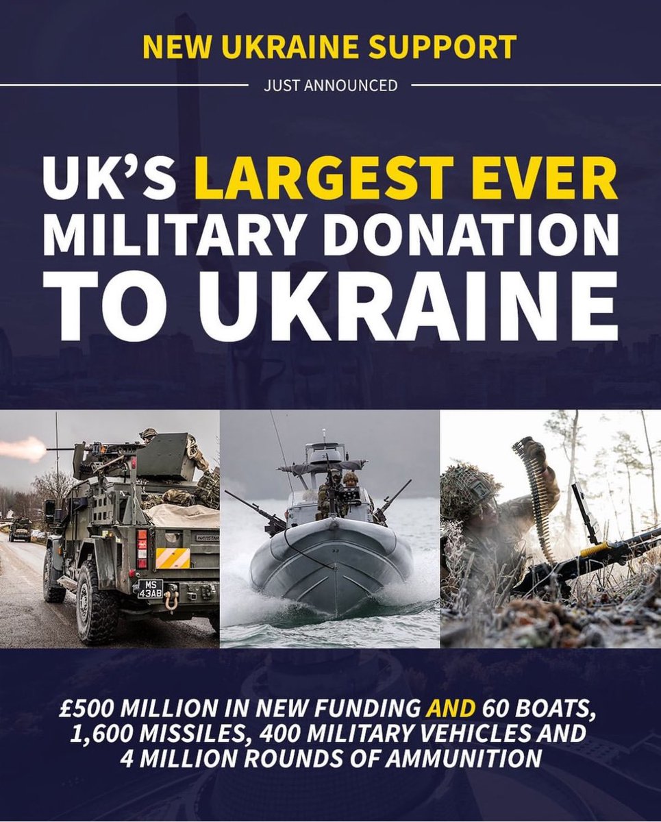 Couldn’t be more proud to live in the UK today. UK is stepping up when others waiver remaining a staunch supporter & ally of 🇺🇦 @grantshapps @DefenceHQ @cabinetofficeuk @10DowningStreet & all of UK thank you! There’s a path to victory, it’s not easy but we must stay the course!