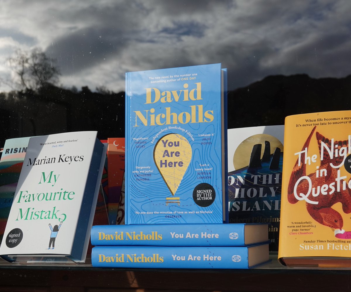 Meet Marnie, Michael and an epic walk on the Coast to Coast... Happy publication day to @DavidNWriter and new novel #YouAreHere @SceptreBooks! *signed* indie editions in the bookshop window... samreadbooks.co.uk/product/YouAre…