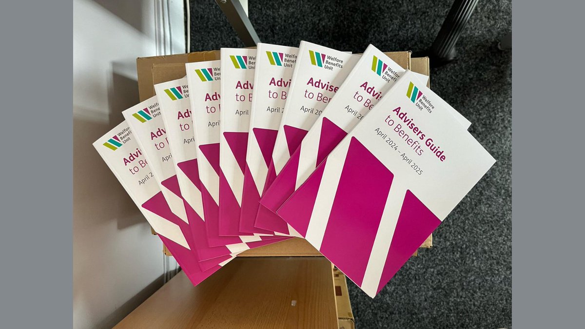 We've had an exciting delivery today! 
If you've ordered your Advisers Guides already, they'll be on their way to you shortly. If you haven't got round to ordering yet, you can do it now at welfare-benefits-unit.org.uk/publications/a…
#WelfareBenefits 
#WelfareAdvice
#UniversalCredit