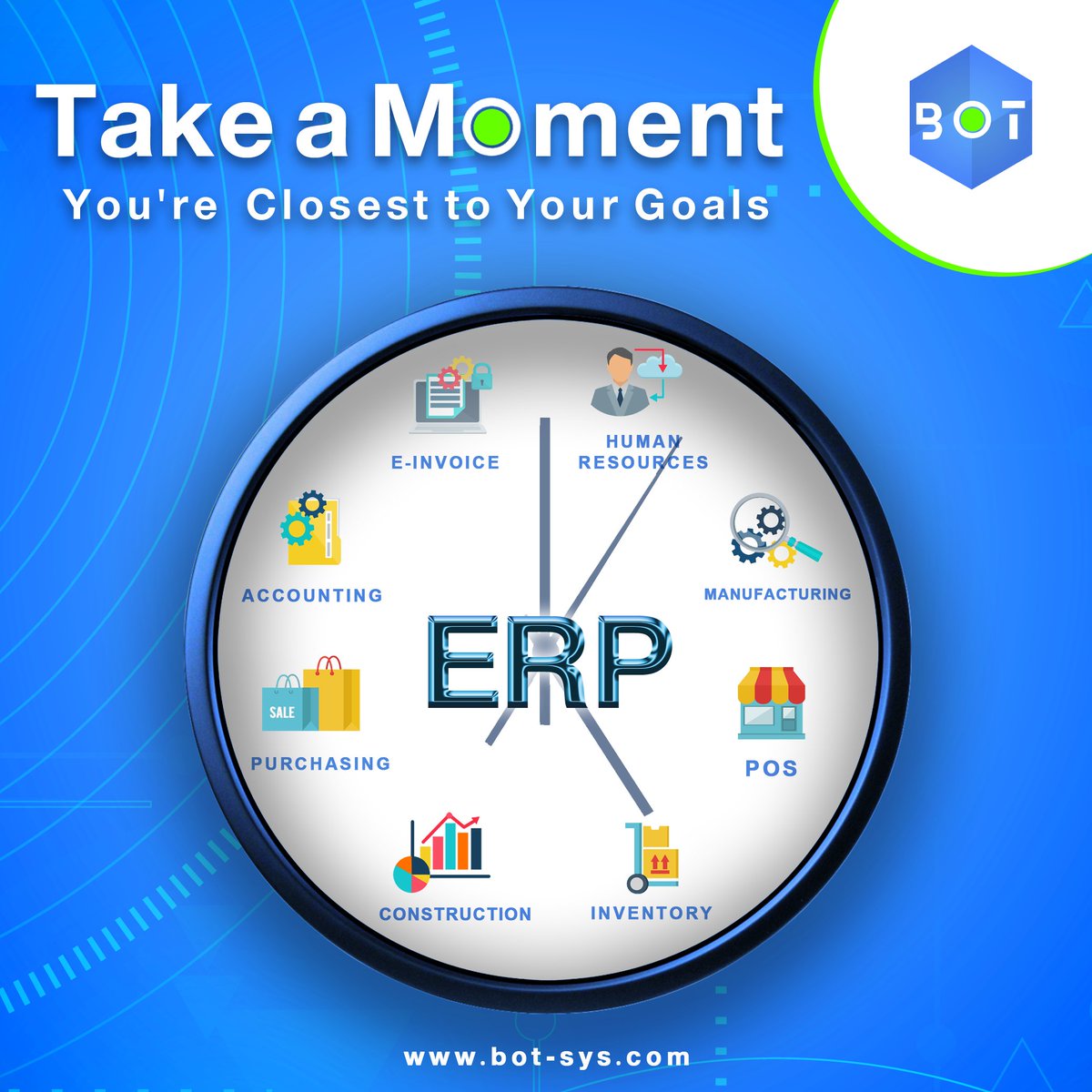 BOTSoftwareSys's tweet image. Take a moment with our team in BOT to see your business&apos; worth with ERP. 
Join 64% of the world companies worldwide as they decide on an ERP system. We&apos;ll help you consolidate your processes, get real-time info, and minimize errors all across your company.
#BOT #system #ERP