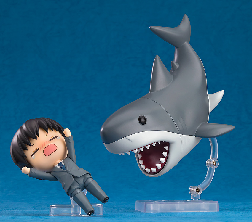 🦈　受注締切間近　🦈 ご予約は【明日】4月24日（水）まで！ ねんどろいど ジョーズ 🌊オプションパーツ 映画ポスター再現用背景／映画ポスター再現用台座 水しぶき／スキューバタンク ▼ご予約はこちら s.goodsmile.link/hGg #goodsmile #ジョーズ #JAWS