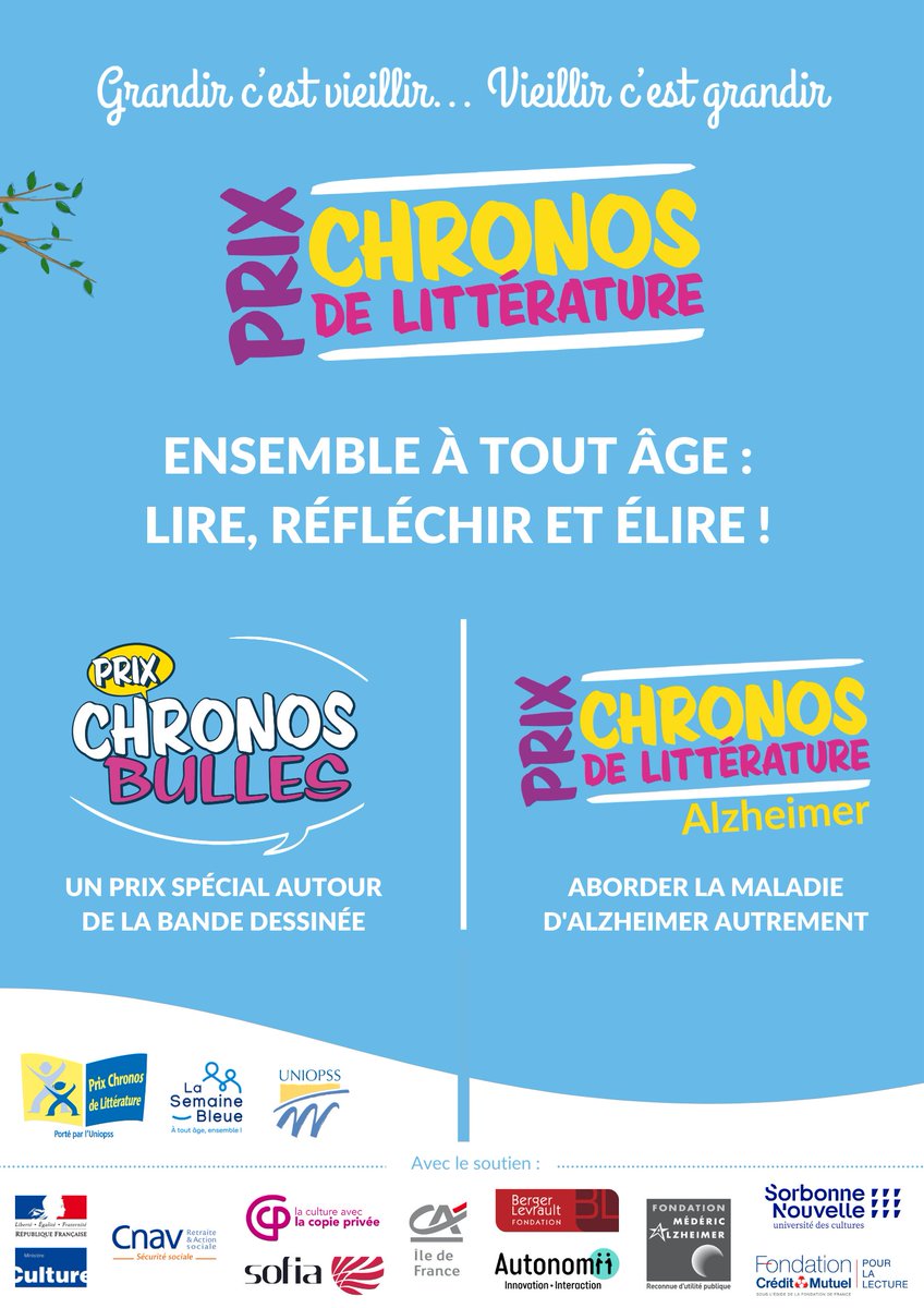 PrixChronos's tweet photo. 📚✨Célébrons la #JournéeMondialeDuLivre avec le #PrixChronos de Littérature !
Récompensant des ouvrages jeunesse explorant des thèmes intemporels comme la vieillesse et la mort, ce prix célèbre la puissance des histoires pour éduquer, inspirer et transformer nos vies. 🌍📖 https://t.co/wTwtGpLTsQ
