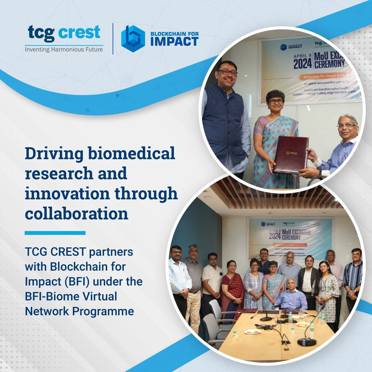 Excited to announce @CrestTcg teaming up with @BFI_Impact to allocate over $360K over 3 years! 
We are thrilled to be one of the recipients 🎉 
Funds support collaborative translational research, harnessing #CARE and #CHINTA expertise to drive #biomedicalresearch and #innovation.