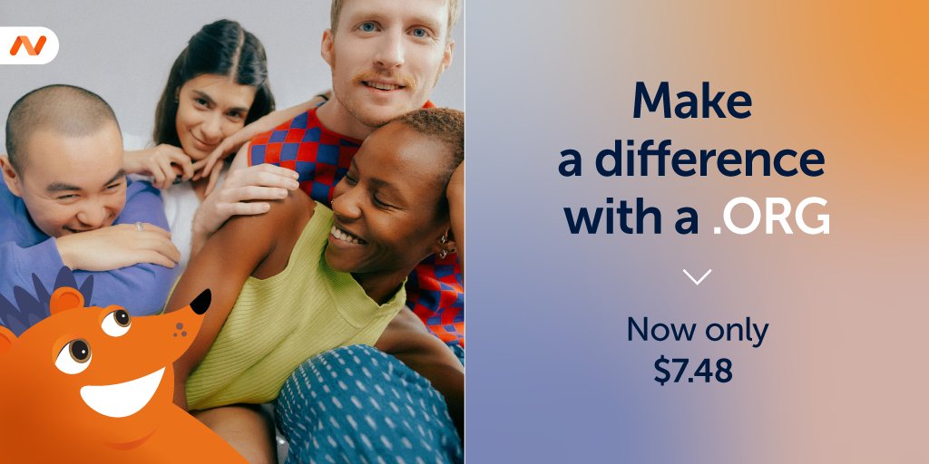 🌐 Make a difference today with a .ORG! Whether you’re a non-profit, educator, or change maker, a .ORG domain will amplify your impact. Get yours today for only $7.48 (currently 42% off) goto.space/442HAnN #domain #domainsale