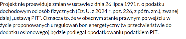 Sporo uwag od @MF_GOV_PL do projektu mrożącego ceny energii * Koszt może wynieść ponad 8 mld zł nie 6,3 mld zł * Niech @MKiS_GOV_PL poszuka oszczędności w budżecie * Uwaga na PIT od bonu energetycznego * Wrzuta z prosumentami wirtualnymi do projektu legislacja.rcl.gov.pl/docs//2/123843…