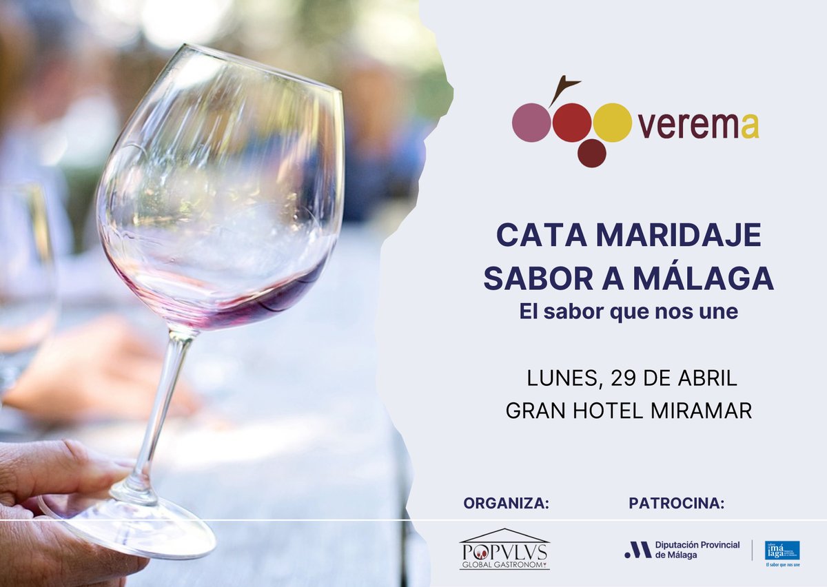 🍷 Seis #bodegas malagueñas promocionarán sus vinos en Experiencia #Verema de la mano de @SaboraMalaga.

🔗buff.ly/3w3XgL4
