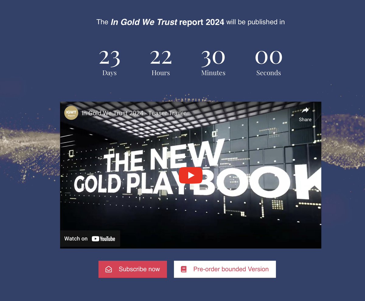 Tick tock... time is running out for you to pre-order your printed copy of the 2024 #IIGWT report.

Follow the link below and order right now to avoid disappointment👇