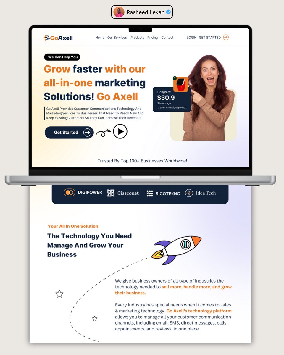 Smartdigitalid1's tweet image. 🌟Tips for a killer agency landing page:
1️⃣Compelling copy
2️⃣Perfect fonts
3️⃣Minimalist design
4️⃣Unique, not templated
Elevate your brand! #WebDesign