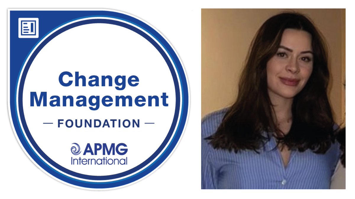 NHSiMerseyside's tweet photo. 🌟Celebrating success🌟

Congratulations to our Digital Skills Trainer Rebecca Lewis on completing her Change Management Foundation training from @APMG_Inter! 

We are very proud of your achievement. 🤩

A huge well done from all your colleagues in #TeamIM. 👏 https://t.co/o6Tt78XrNk