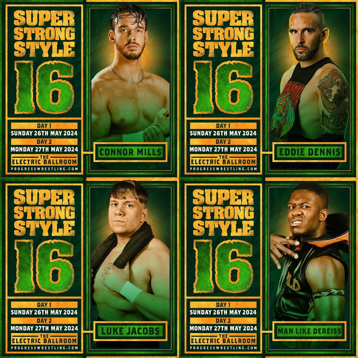 🚨 SUPER STRONG STYLE 16. ‼️ 10 entrants have been confirmed for #SSS16. 👇 Who else would you like to see enter the 2024 tournament? 📅 SUN 26th & MON 27th May | 3PM | Electric Ballroom, London 🎟️ Progresswrestling.com/tickets