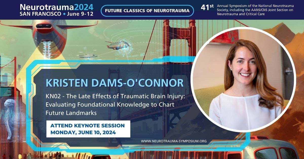 Join us for a Keynote Session with Dr. @DamsOConnor on June 10, 2024! Dr. Dams-O'Connor, Ph.D., is Jack Nash Professor and Vice Chair of Research in the Department of Rehabilitation and Human Performance at Icahn School of Medicine at Mount Sinai (ISMMS) in New York, USA. She is…
