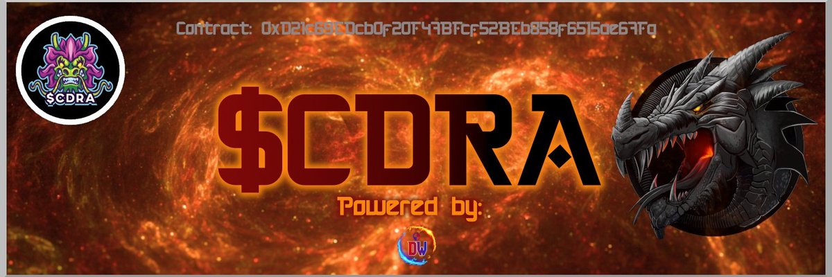 Get you self some $CDRA on vvs <a href="/VVS_finance/">VVS-Finance</a> 25 % of nfts minted will go into $CDRA at 15k mc we will do another lp burn be apart of the cro dragons where this dragon burns liquidity at certain market caps 

Drop cronos addy in comments with a chance to win a $CDRA AIRDROP