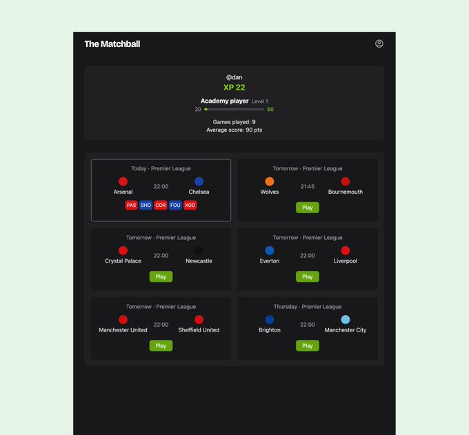 ⚽️ I've been building a new kind of fantasy football game. It's a ton of fun to play along while watching