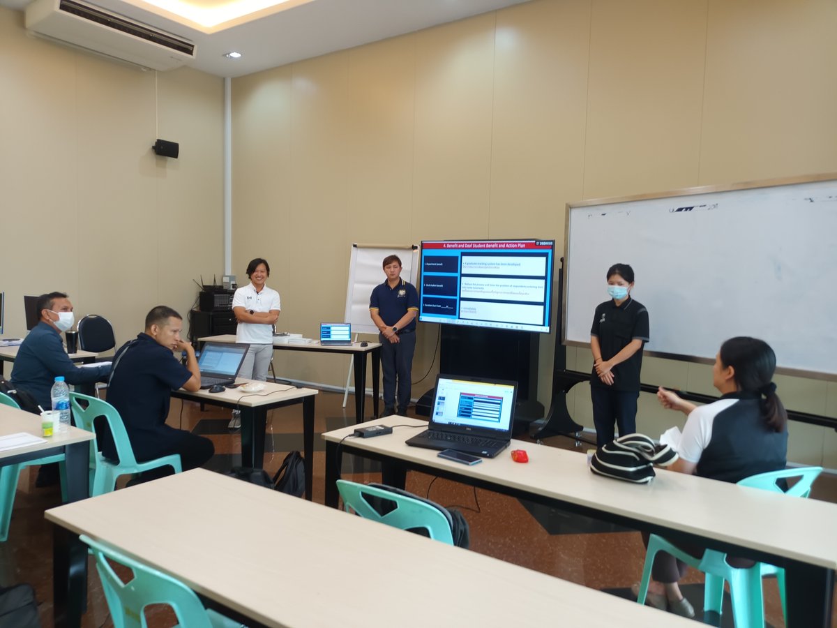 To ensure students with a hearing loss have equal opportunities to develop capabilities towards industry 4.0, #GTCC/#GTDEE organised a workshop for teachers of #DonBosco College during 18-23/04/24, enhancing their skills & knowledge to support the students. #PartnerForDVET