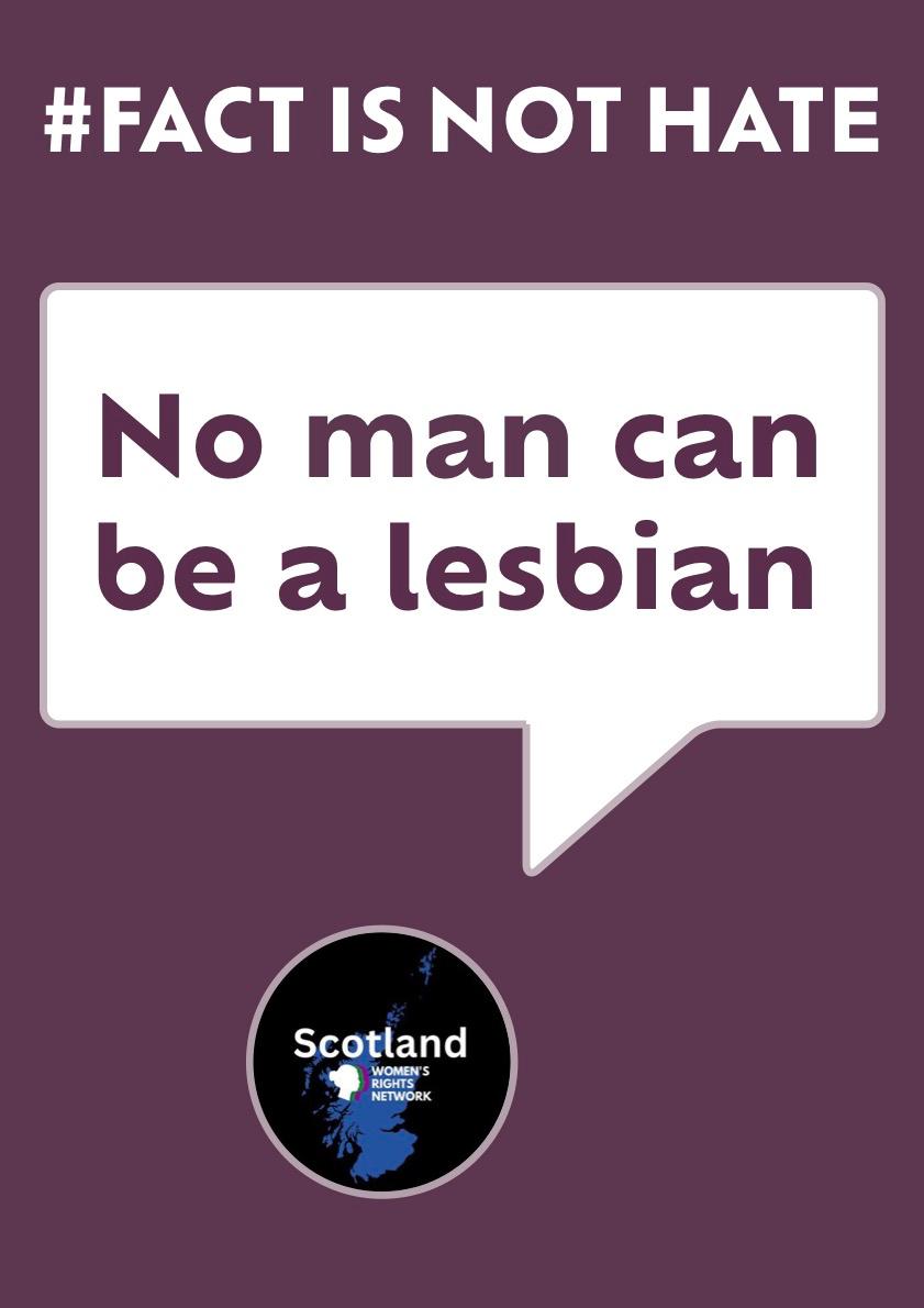 We say ONLY women can be lesbians!
#LesbianVisibilityWeek 
#LVW24