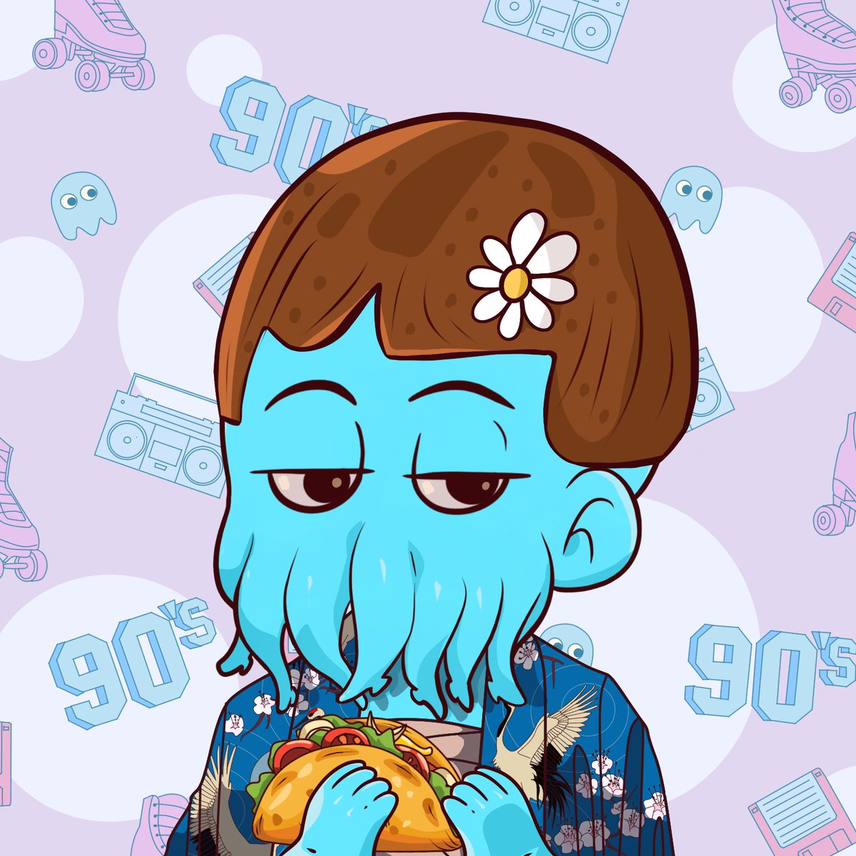 OctoPeepsNFTs's tweet photo. GM peeps and happy #TacoTuesday ๐ฎ
๐Octo Kiddos Revealed - show us what you have got!
I have seen so many community traits - one of them is a Taco! Did you get any?!
Have an amazing day ๐ https://t.co/VVwmsU0lQV